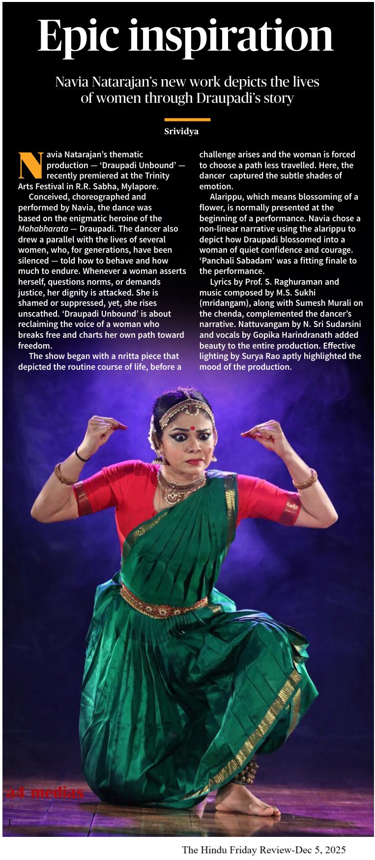 Epic inspiration - Srividya