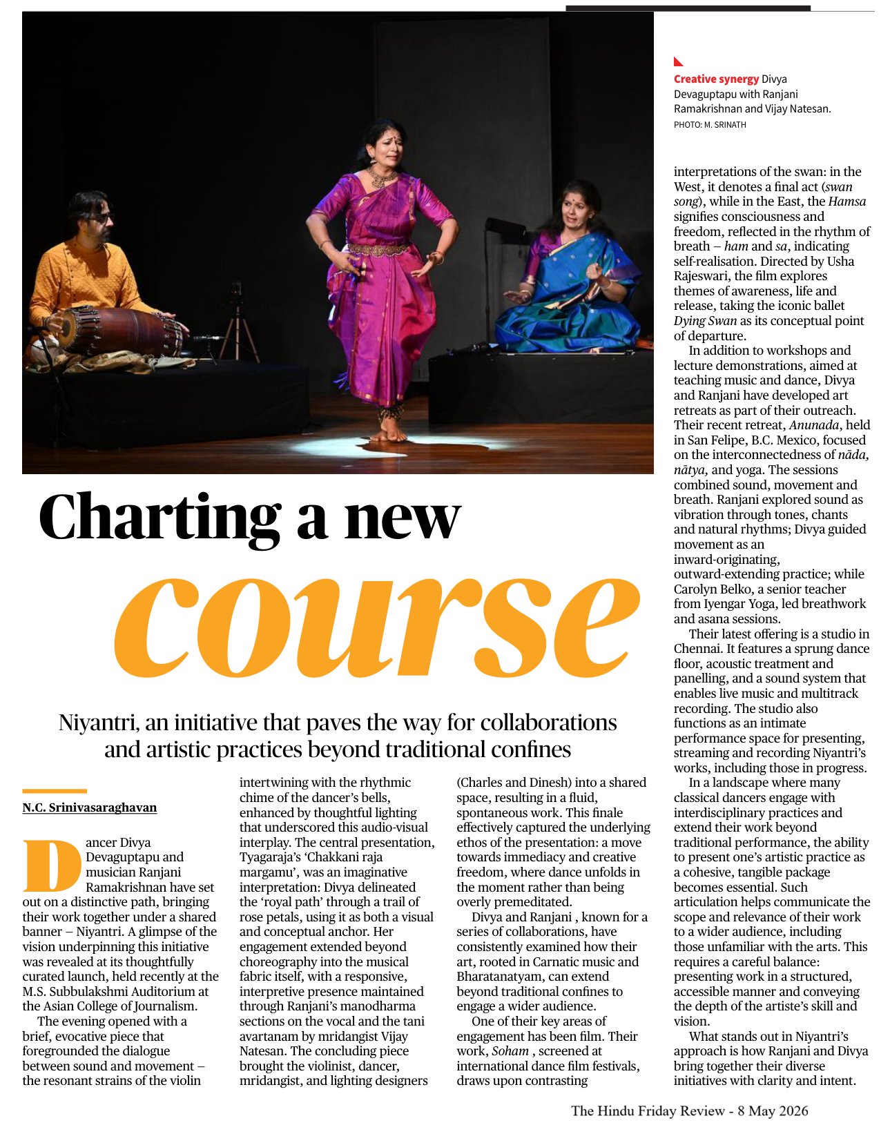 Charting a new course - NC Srinivasaraghavan