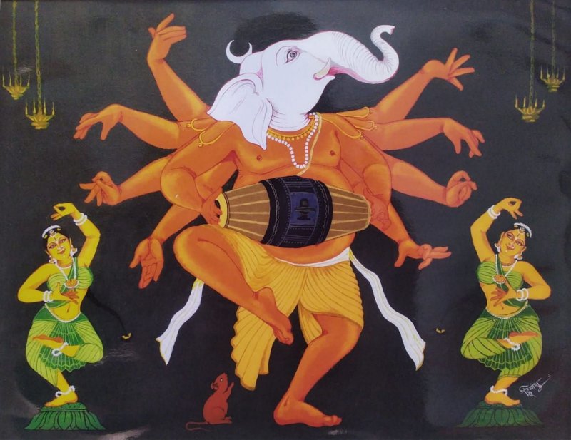 Narthana Ganapathy - Art by dancer Himanshu Srivastava