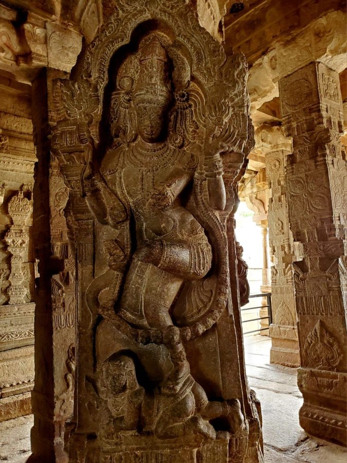 Veerabhadra temple, Lepakshi, Andhra Pradesh ; Photo: Indira Kadambi